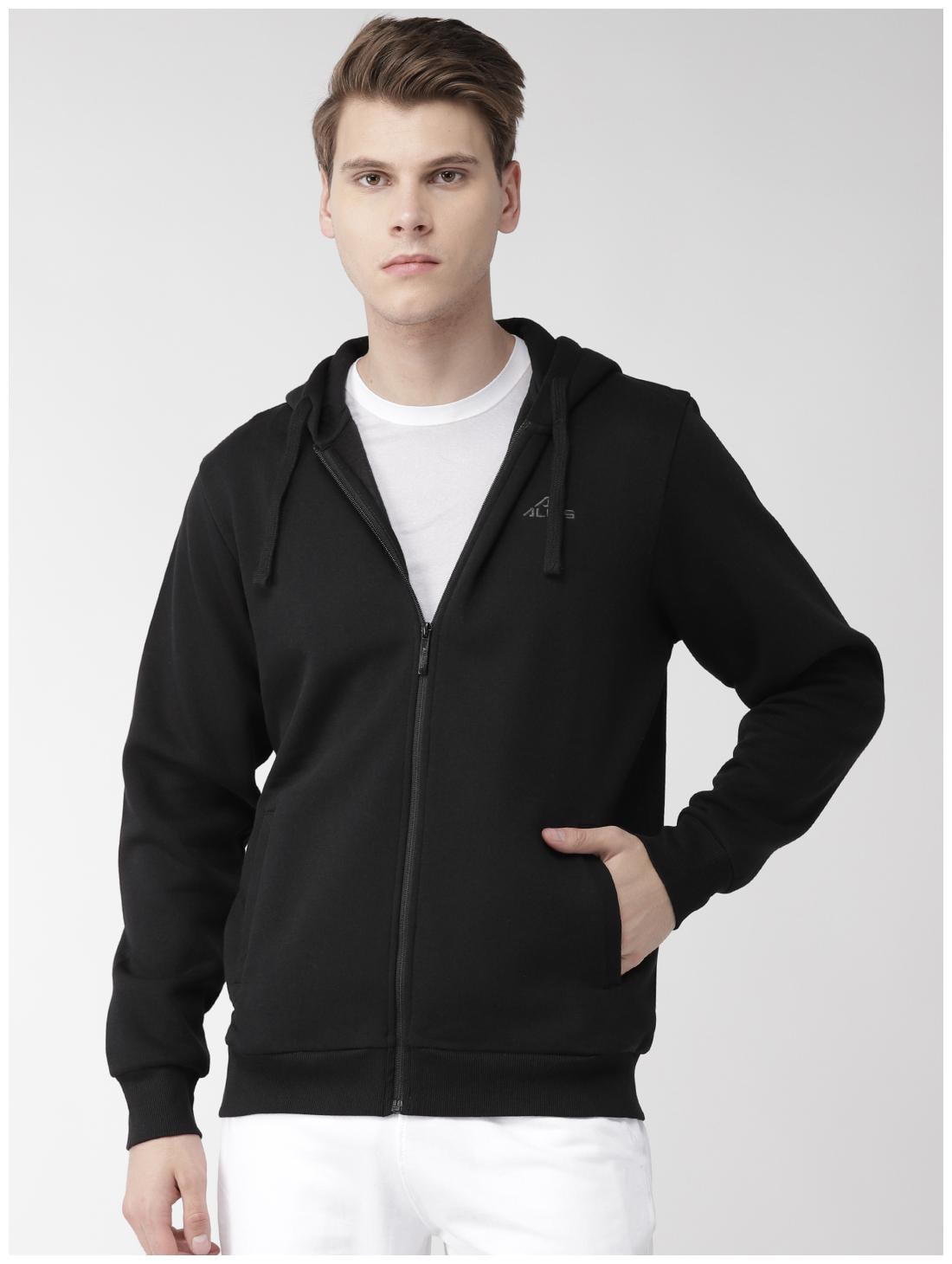 

Alcis Men Black Solid Sports jacket
