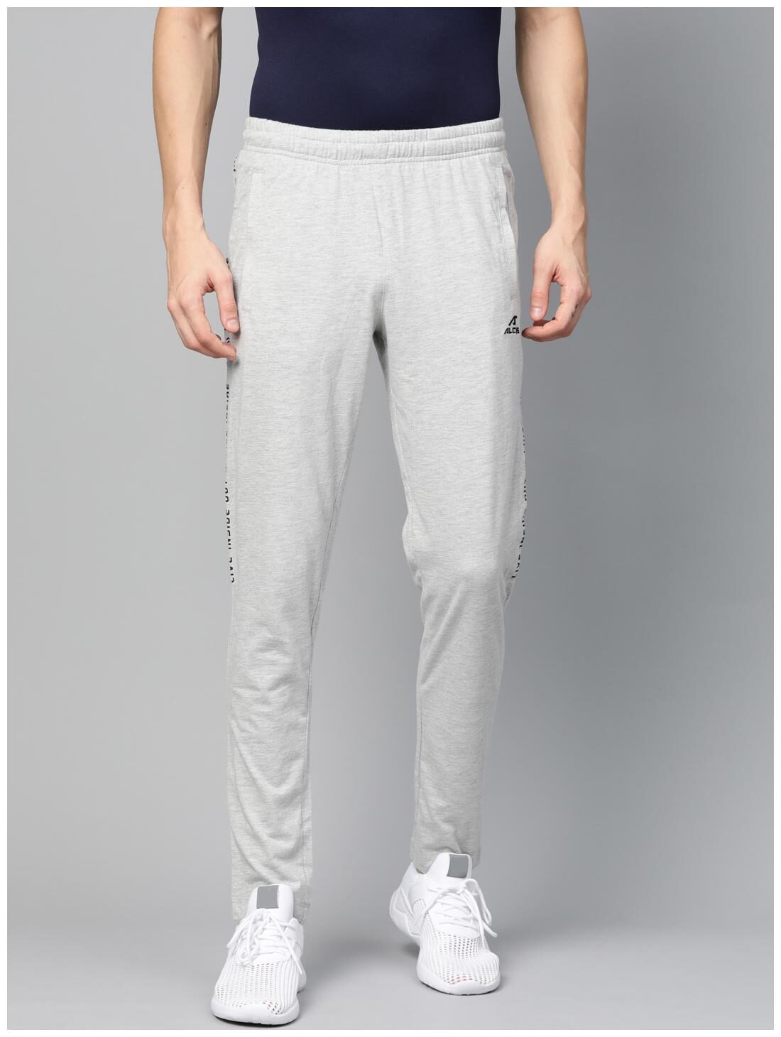 

Alcis Men Grey Solid Regular fit Track pants
