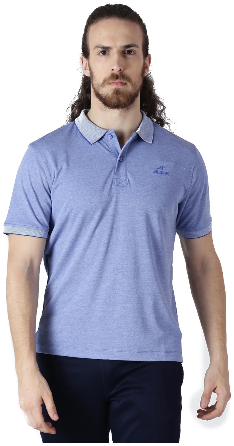 

Alcis Men Blue Regular fit Cotton Blend Polo collar T-Shirt - Pack Of 1