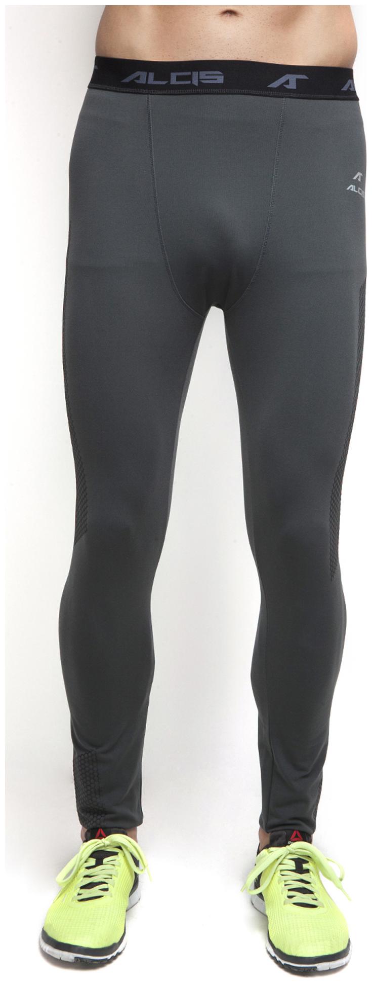 

Alcis Grey Polyester Tight Pant