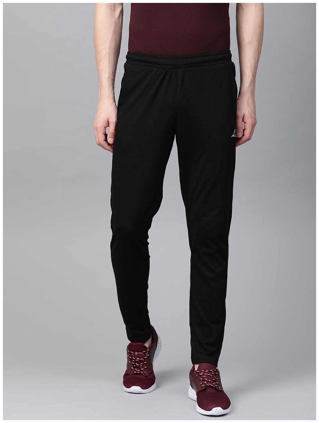 

Alcis Men Black Solid Regular fit Track pants