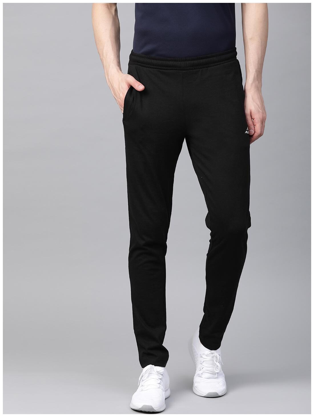 

Alcis Men Black Solid Regular fit Track pants