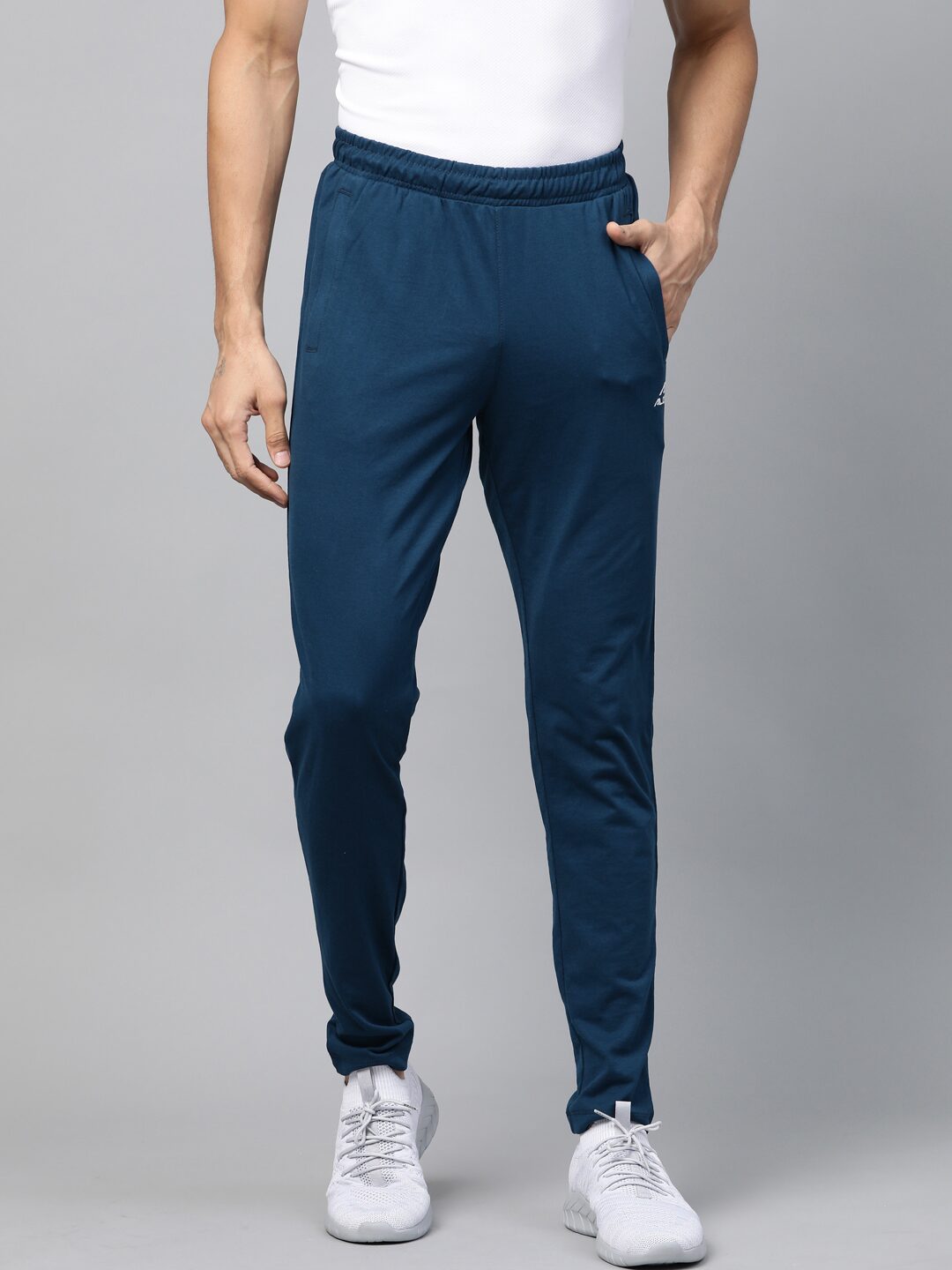 

Alcis Men Blue Solid Regular fit Track pants