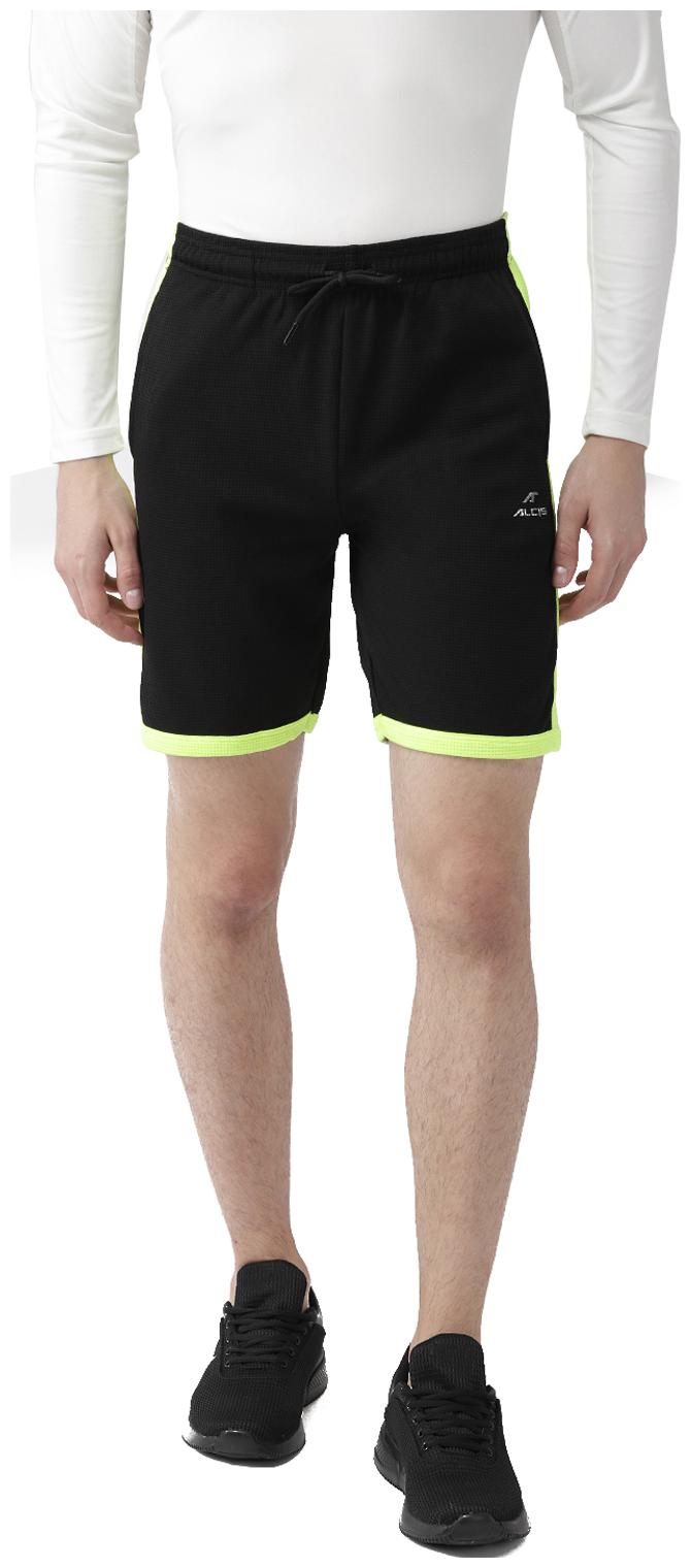 

Alcis Men Black Regular Fit Regular Shorts