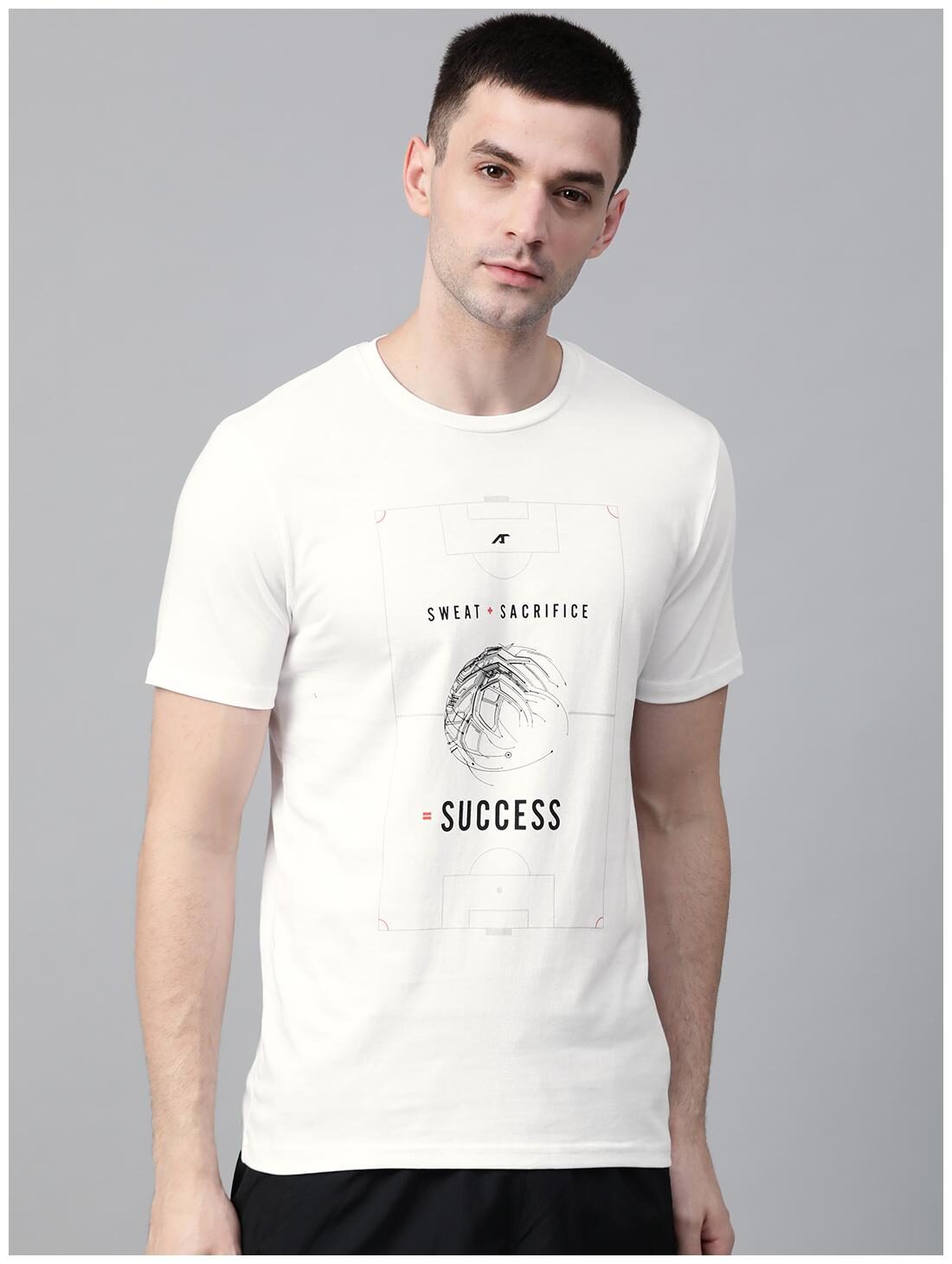 

Alcis Men White Regular fit Polyester Round neck T-Shirt - Pack Of 1