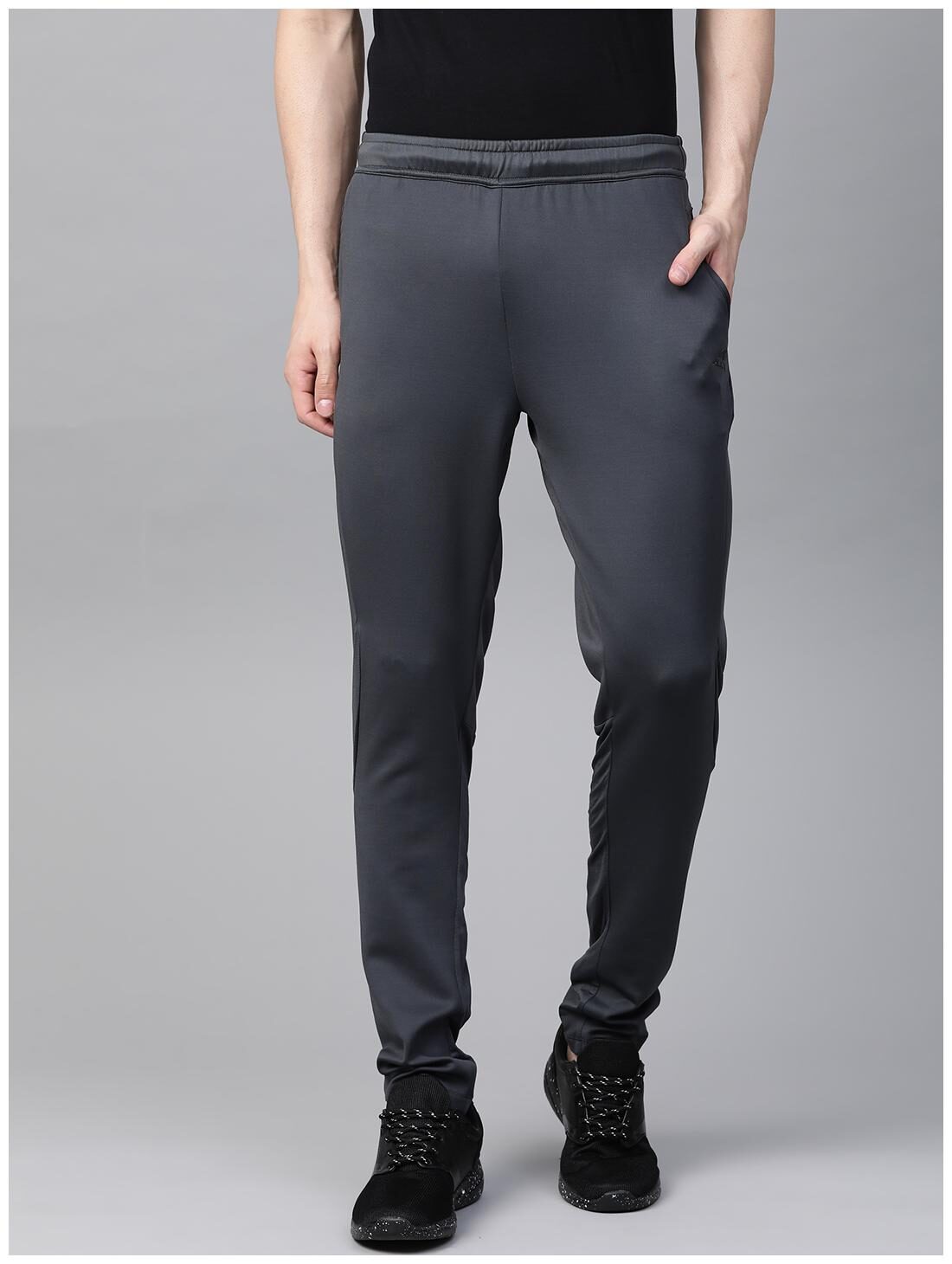 

Alcis Men Grey Solid Regular fit Track pants