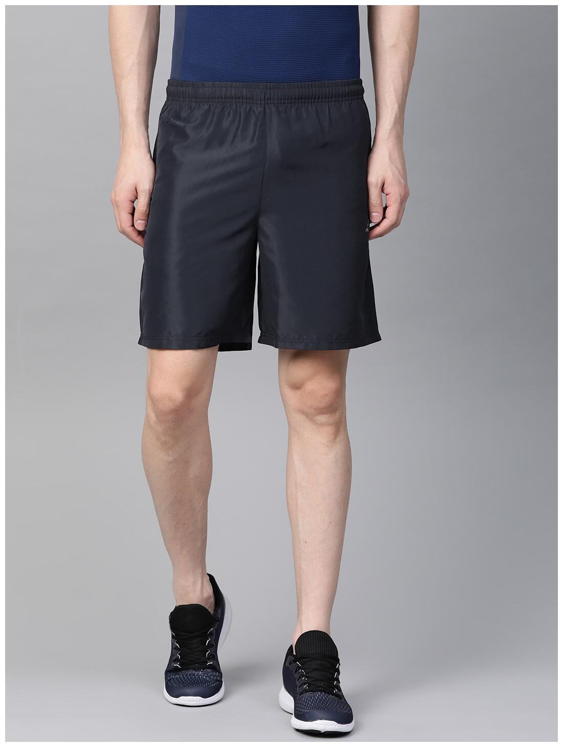 

Alcis Men Polyester Solid Navy Blue Sports Shorts