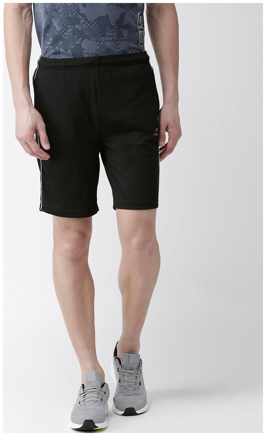 

Alcis Men Polyester Solid Shorts Black