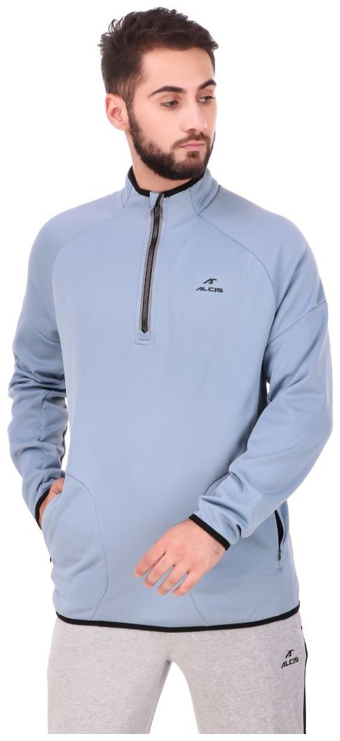 

Alcis Men Blue High neck Sweatshirt