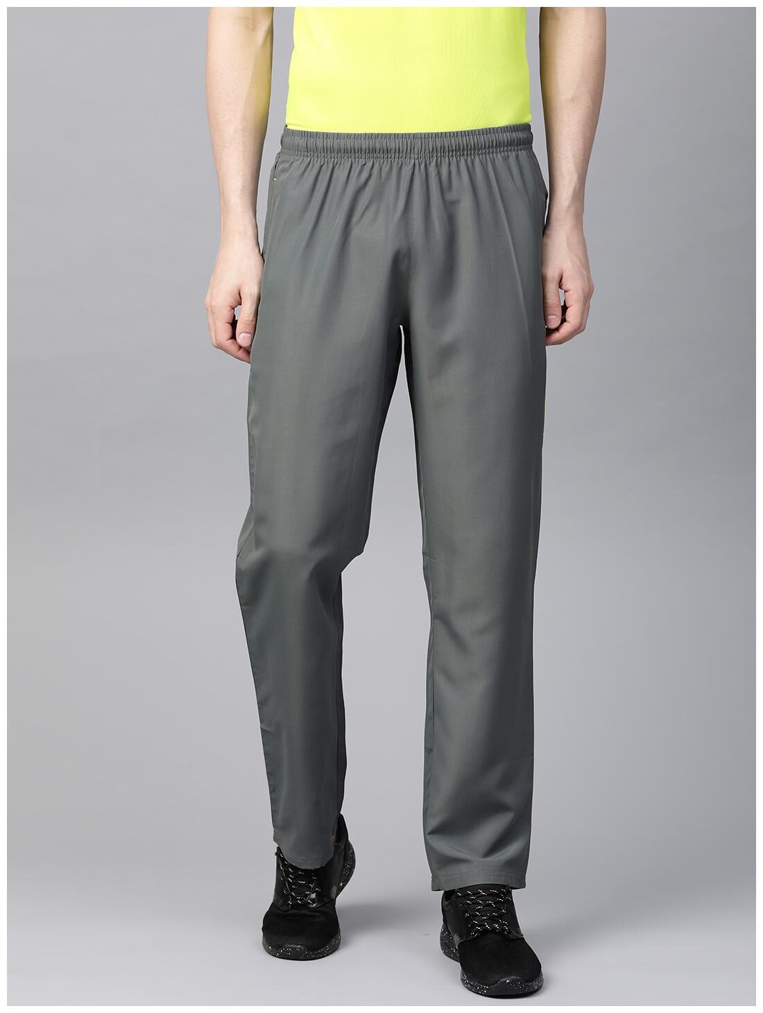 

Alcis Men Grey Solid Regular fit Track pants