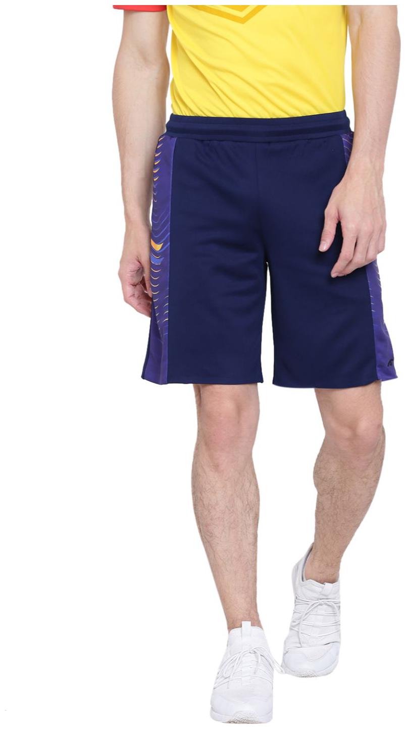 

Alcis Men Polyester Solid Navy Blue Shorts