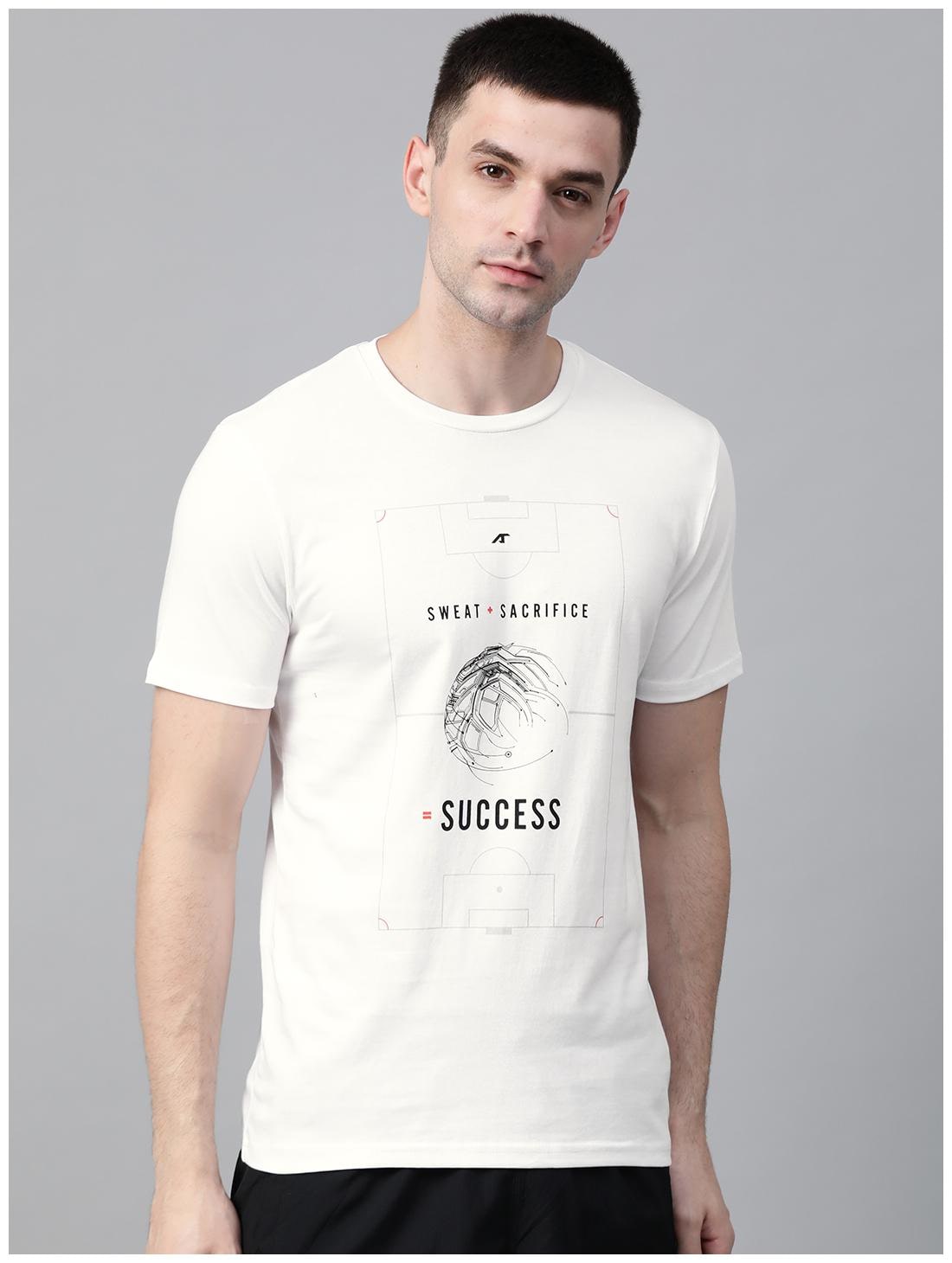 

Alcis Men White Regular fit Polyester Round neck T-Shirt - Pack Of 1