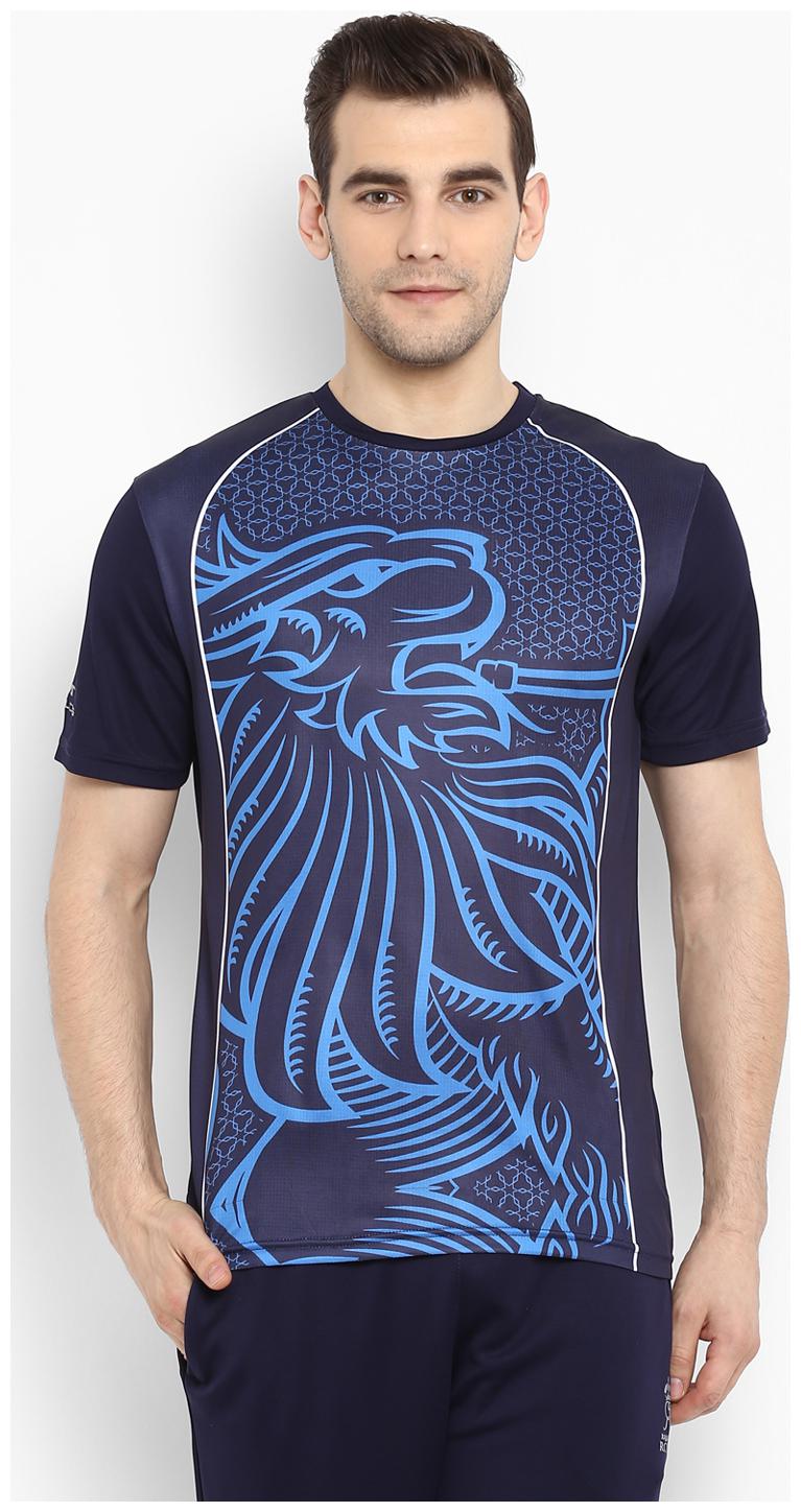 

Alcis Men Blue Slim fit Polyester Round neck T-Shirt - Pack Of 1