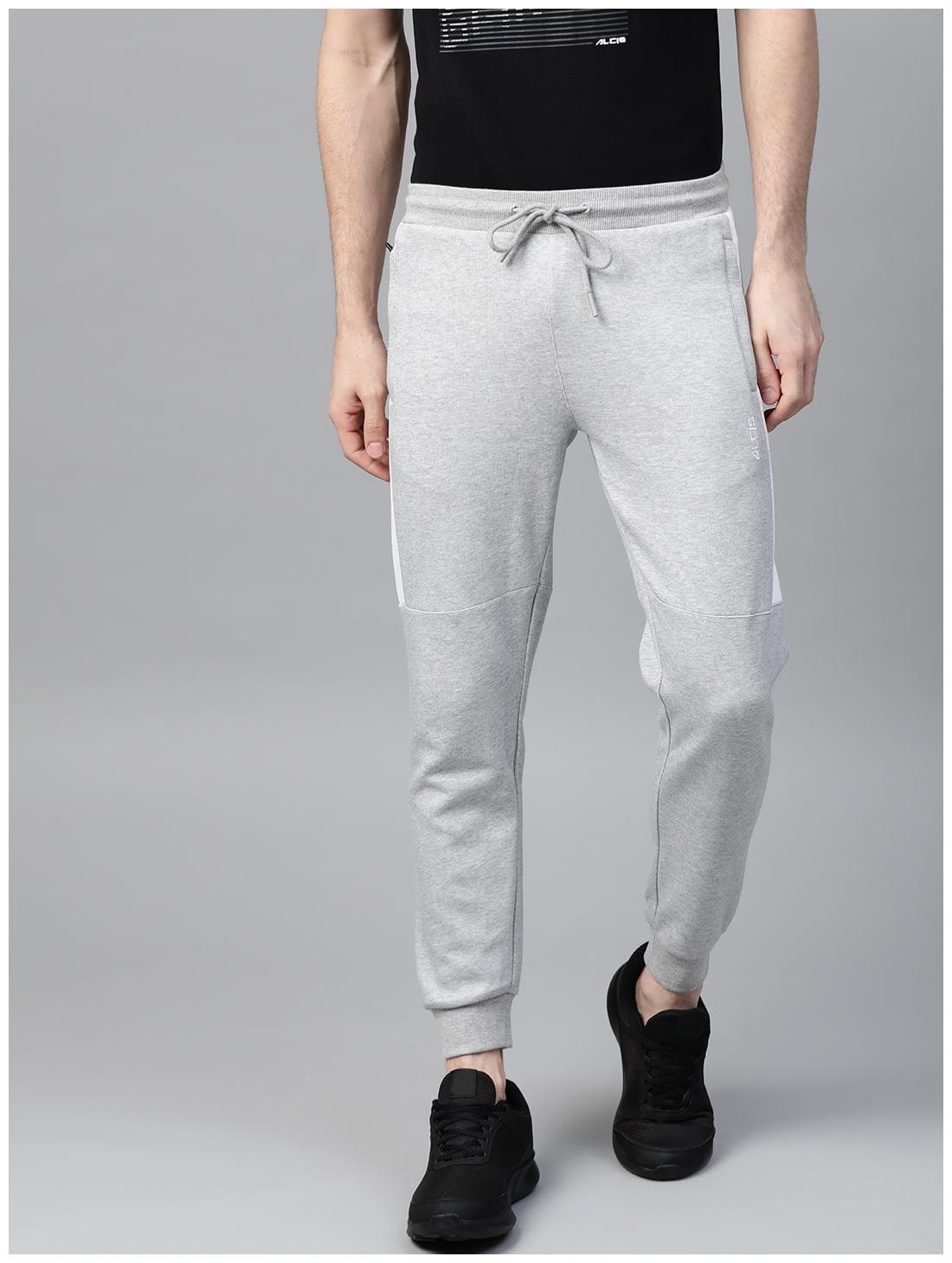 

Alcis Men Grey Solid Slim fit Joggers
