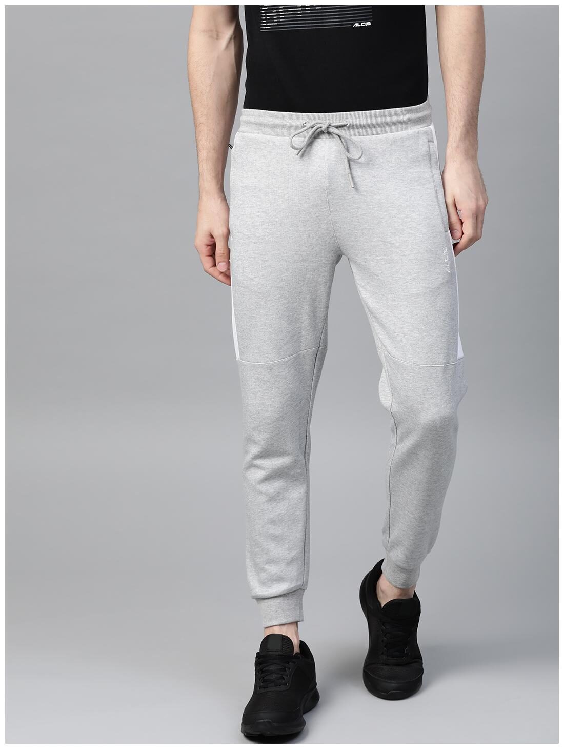 

Alcis Men Grey Solid Slim fit Joggers