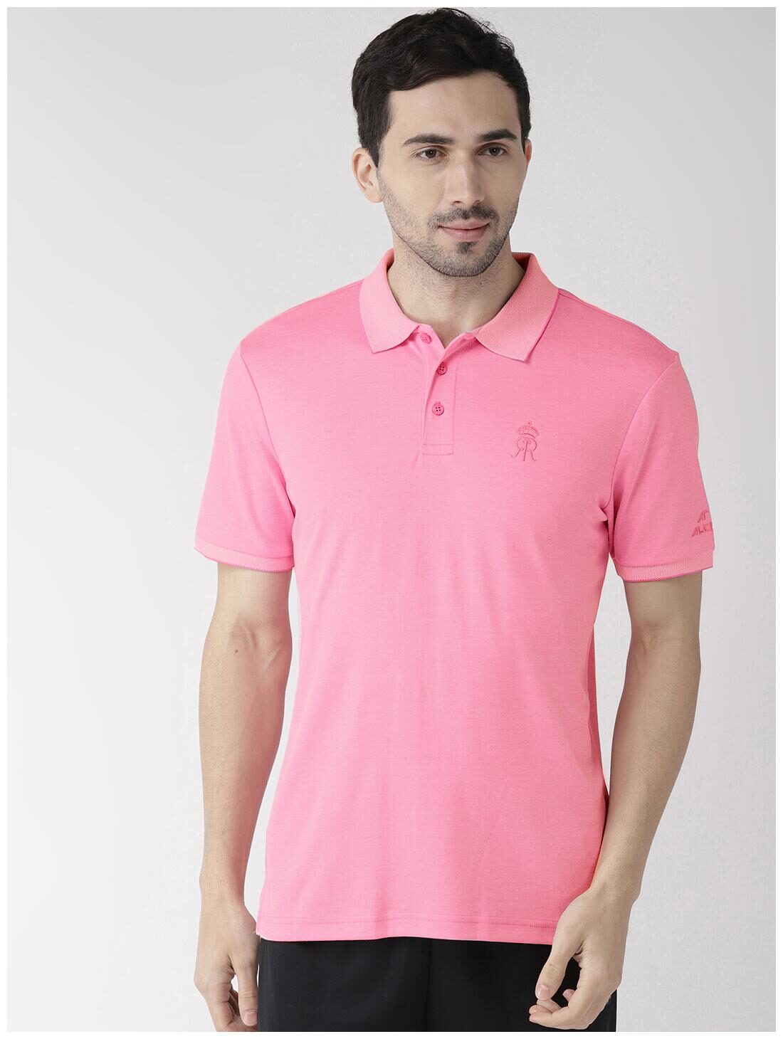 

Alcis Men Pink Regular fit Cotton Polo collar T-Shirt - Pack Of 1
