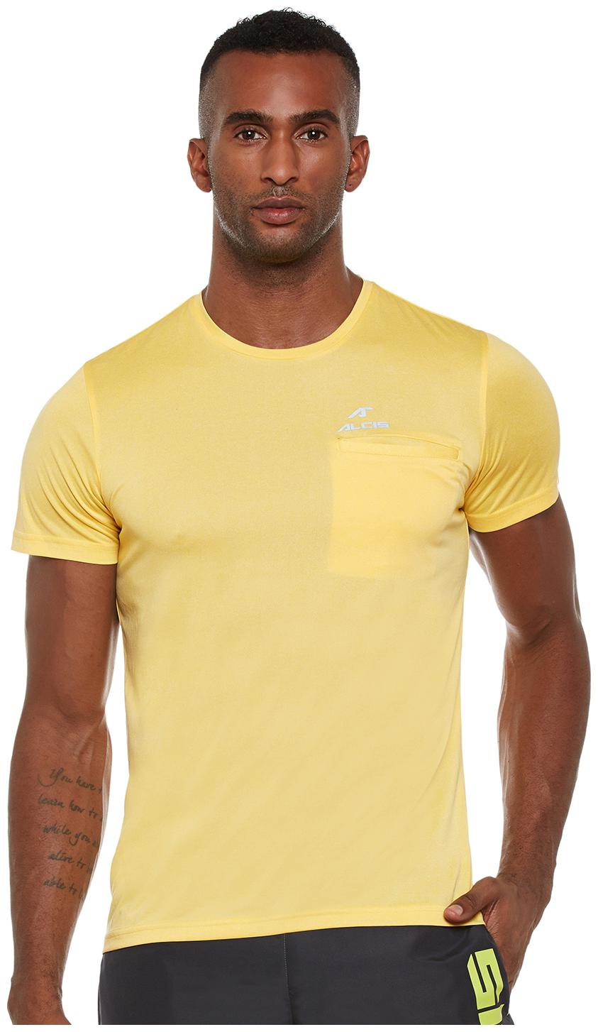 

ALCIS MEN YELLOW SLOUNGE TEE