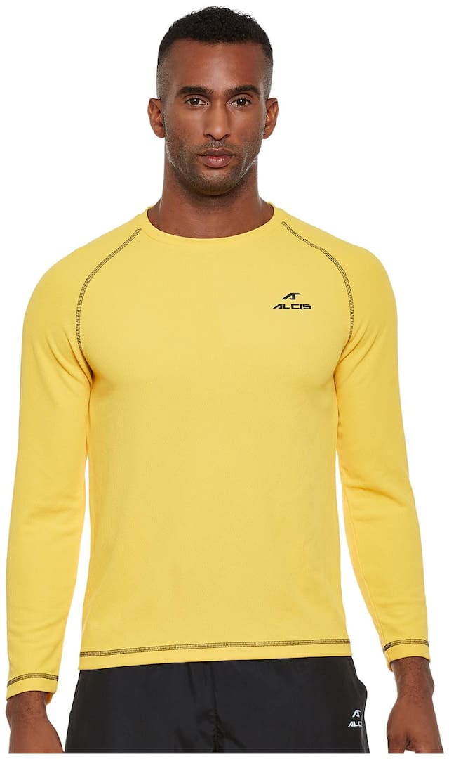 ALCIS MEN YELLOW MILES FOR SMILES SWEAT