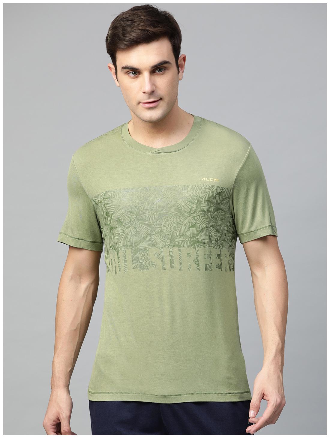 

Alcis Men Green Regular fit Polyester Round neck T-Shirt - Pack Of 1