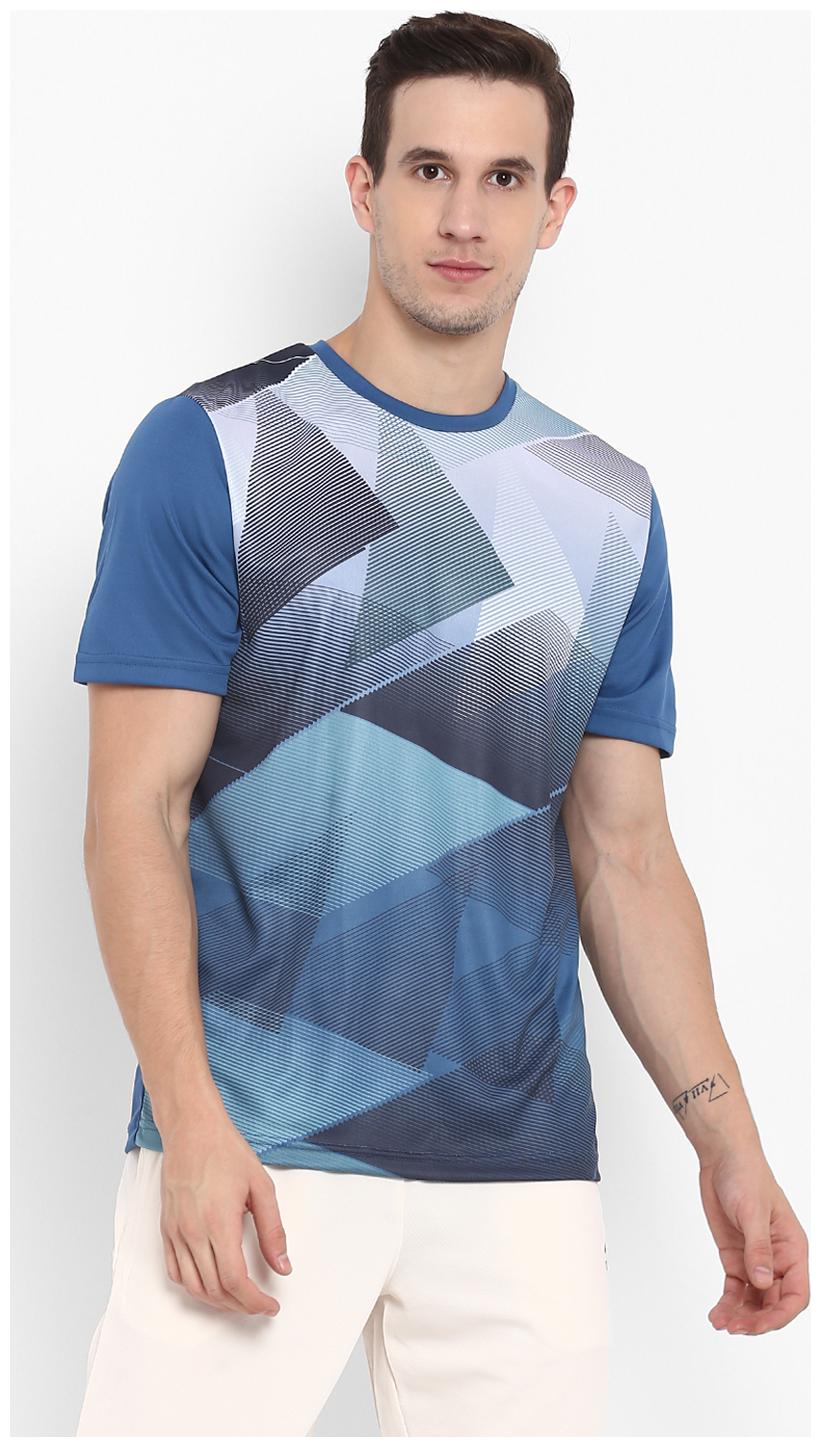 

Alcis Men Blue Slim fit Polyester Round neck T-Shirt - Pack Of 1