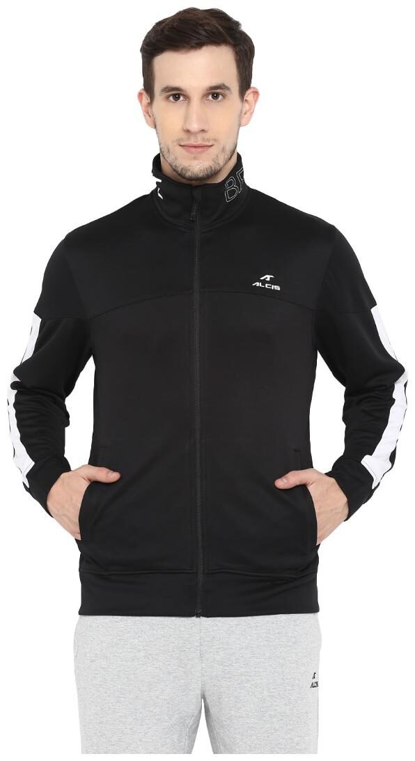 

Alcis Mens Printed Black Jacket