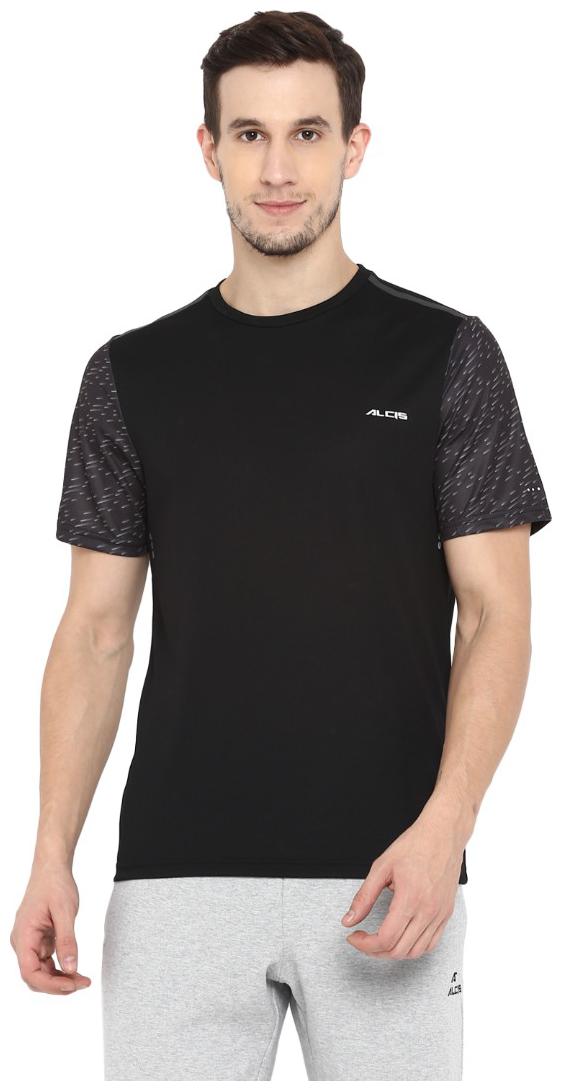 

Alcis Men Black Regular fit Polyester Round neck T-Shirt - Pack Of 1