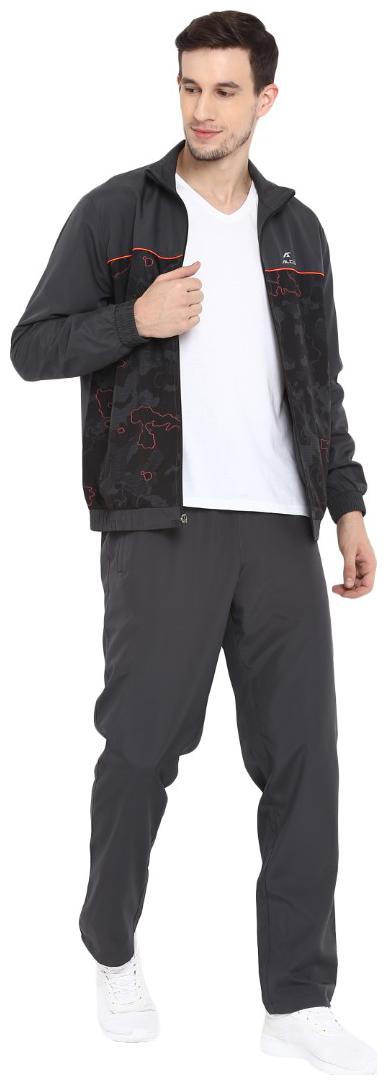 

Alcis Men Grey Printed Regular Fit Track Suit