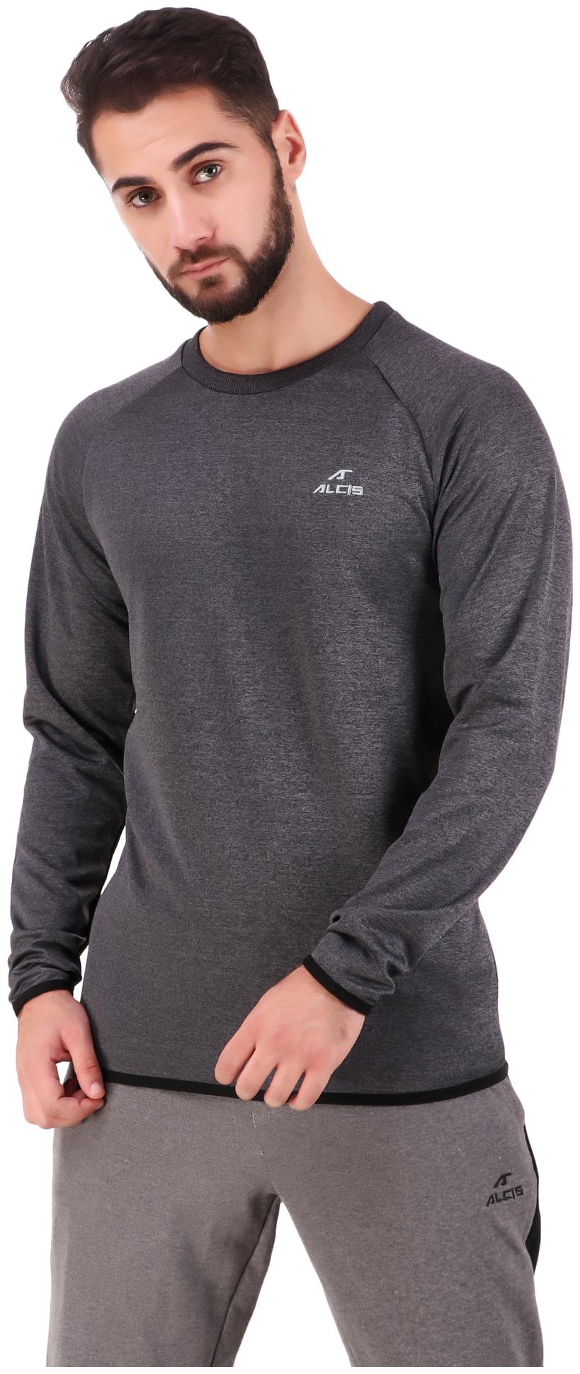

Alcis Men Grey Round neck Sweatshirt