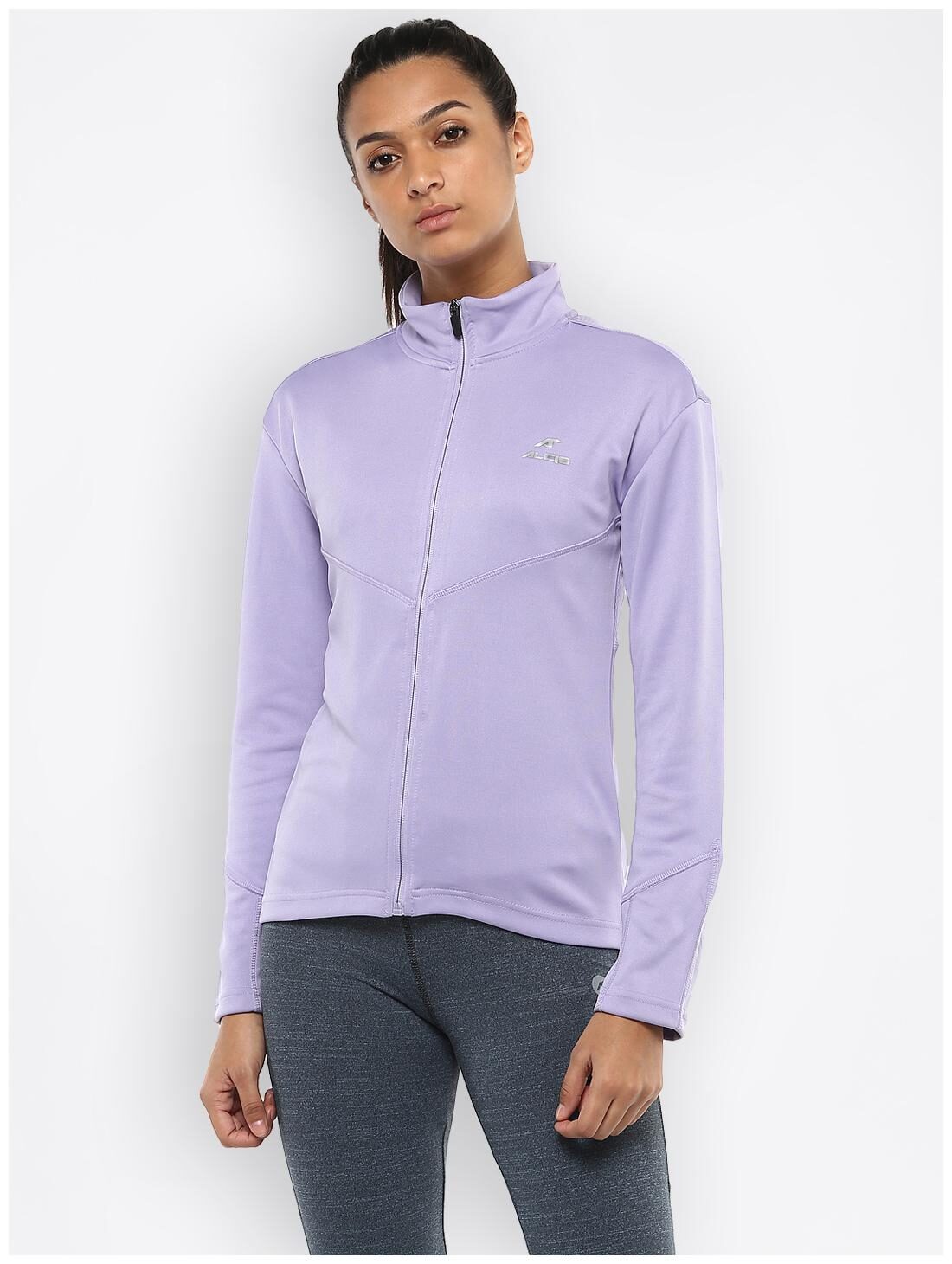 

Alcis Women Solid Sports Jacket - Purple