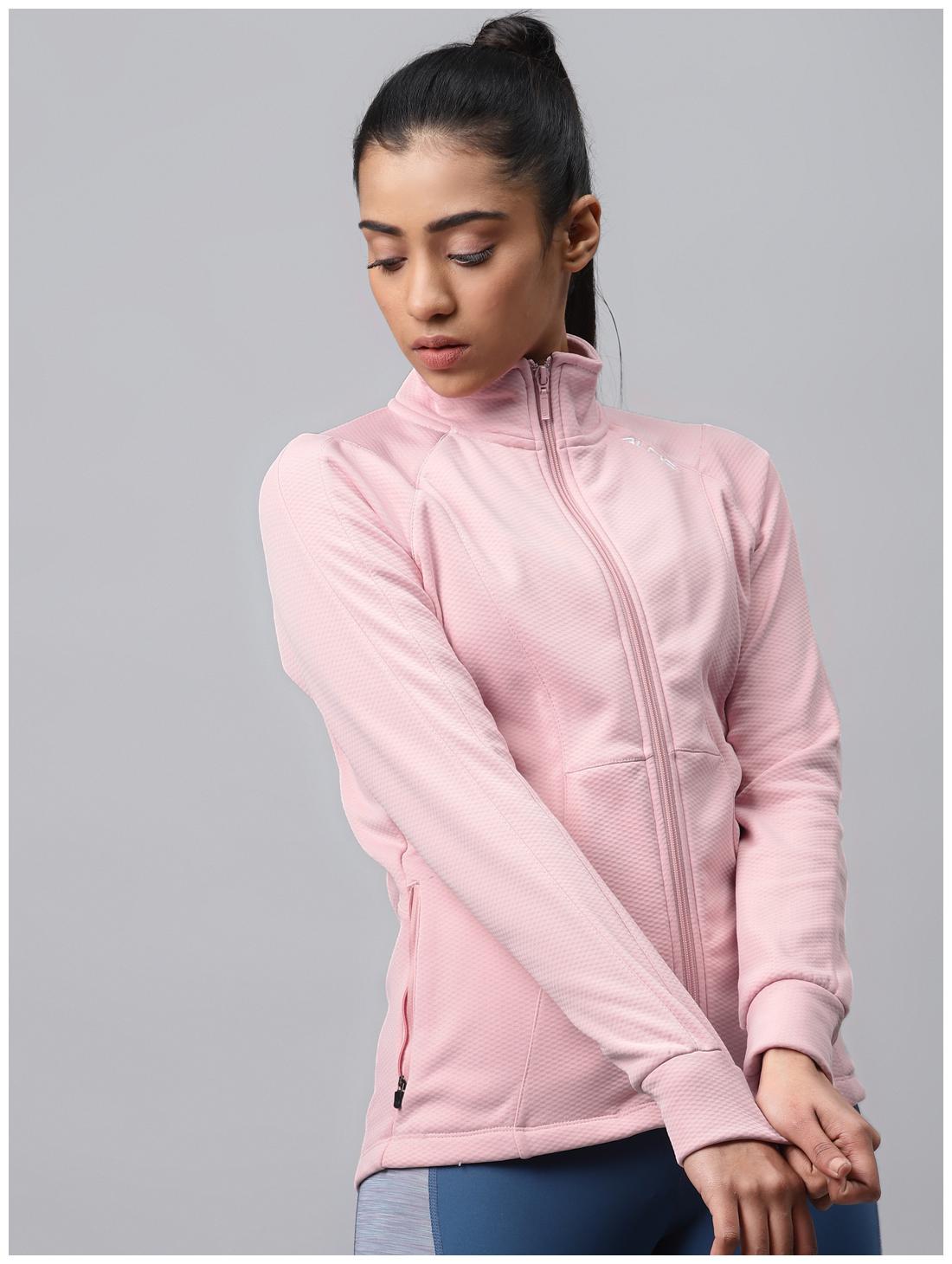 

Alcis Women Solid Sports Jacket - Pink