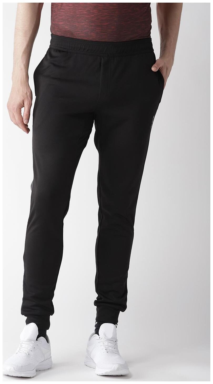 

Alcis Polyester Blend Quick Dry Solid Black Joggers