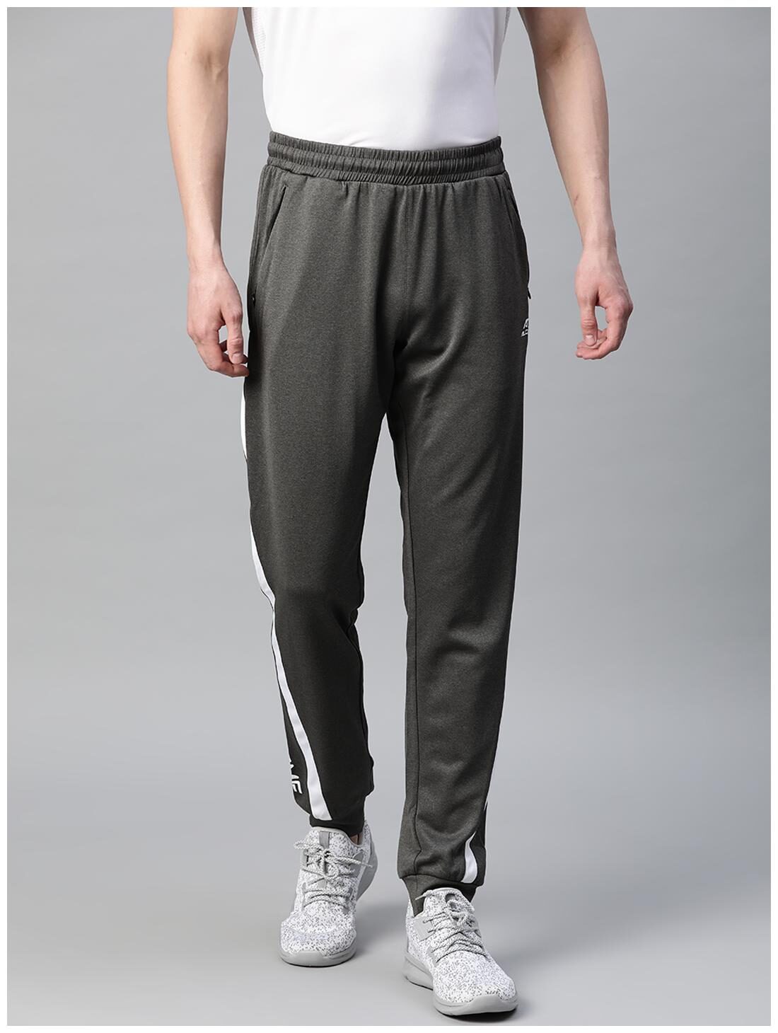

Alcis Men Grey Solid Slim fit Track pants
