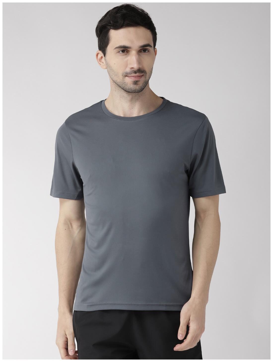 

Alcis Men Grey Regular fit Polyester Round neck T-Shirt - Pack Of 1