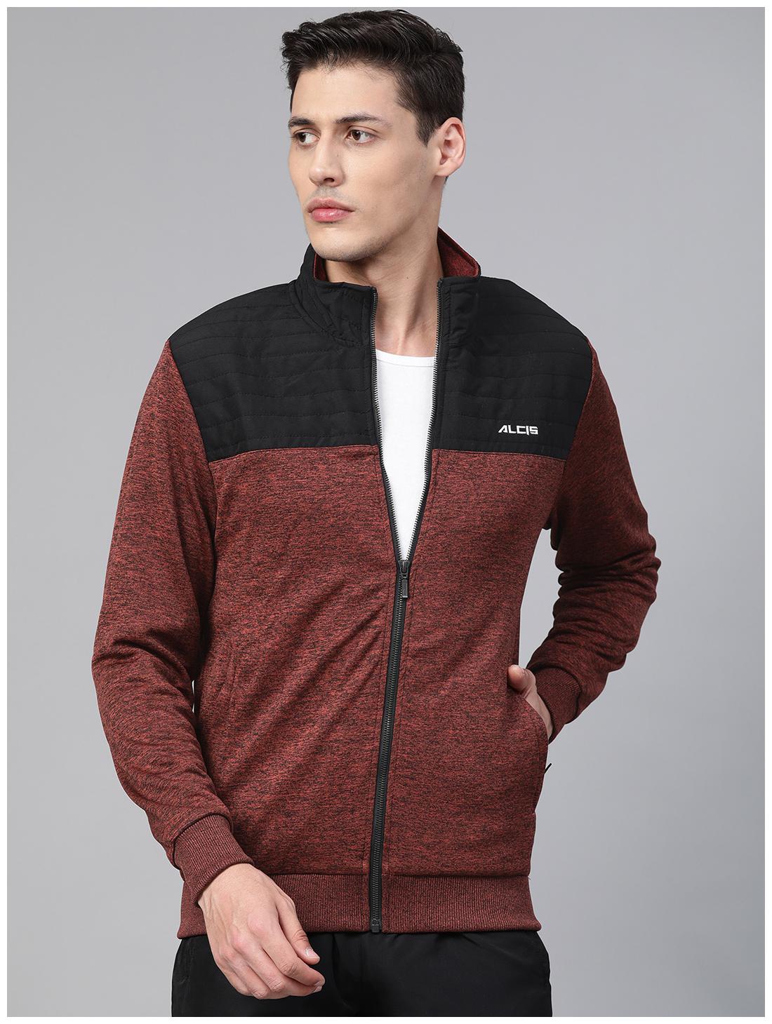 

Alcis Men Brown Solid Sports jacket