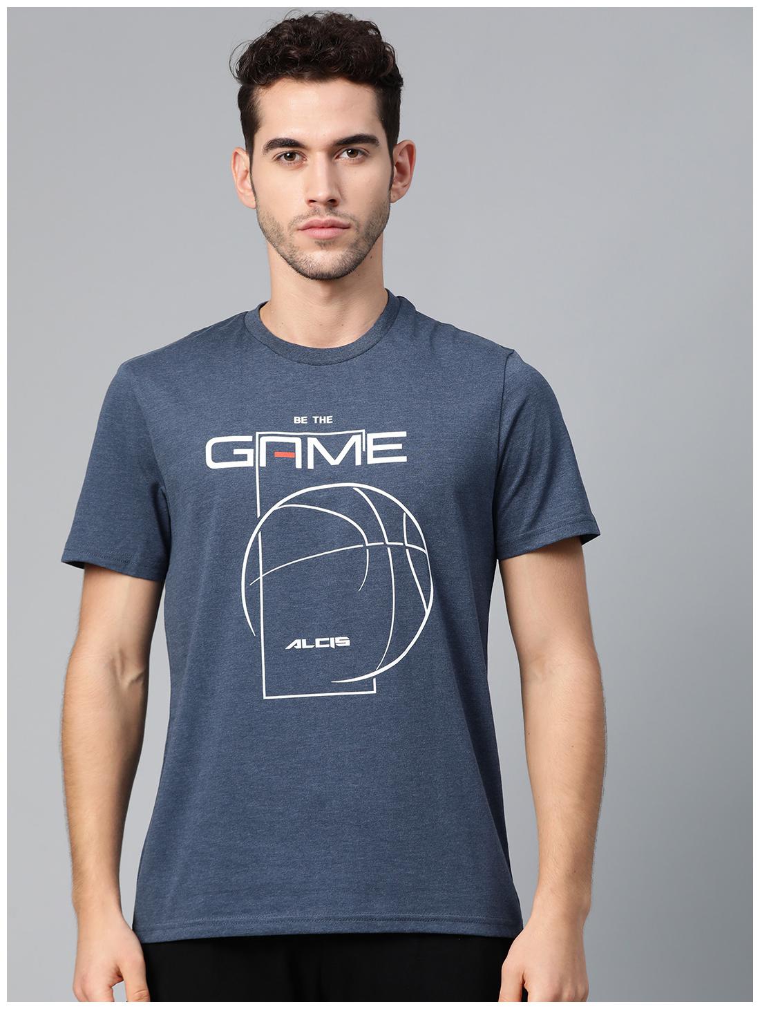 

Alcis Men Navy blue Regular fit Polyester Round neck T-Shirt - Pack Of 1