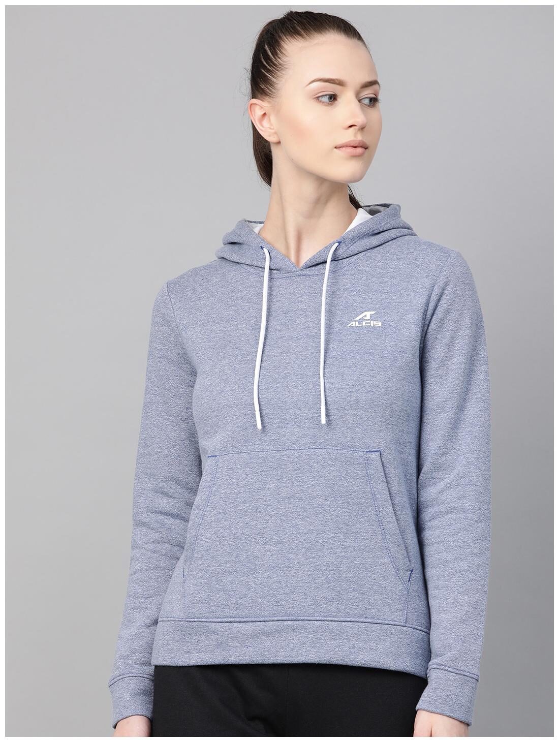 

Alcis Women Solid Sweatshirt - Blue