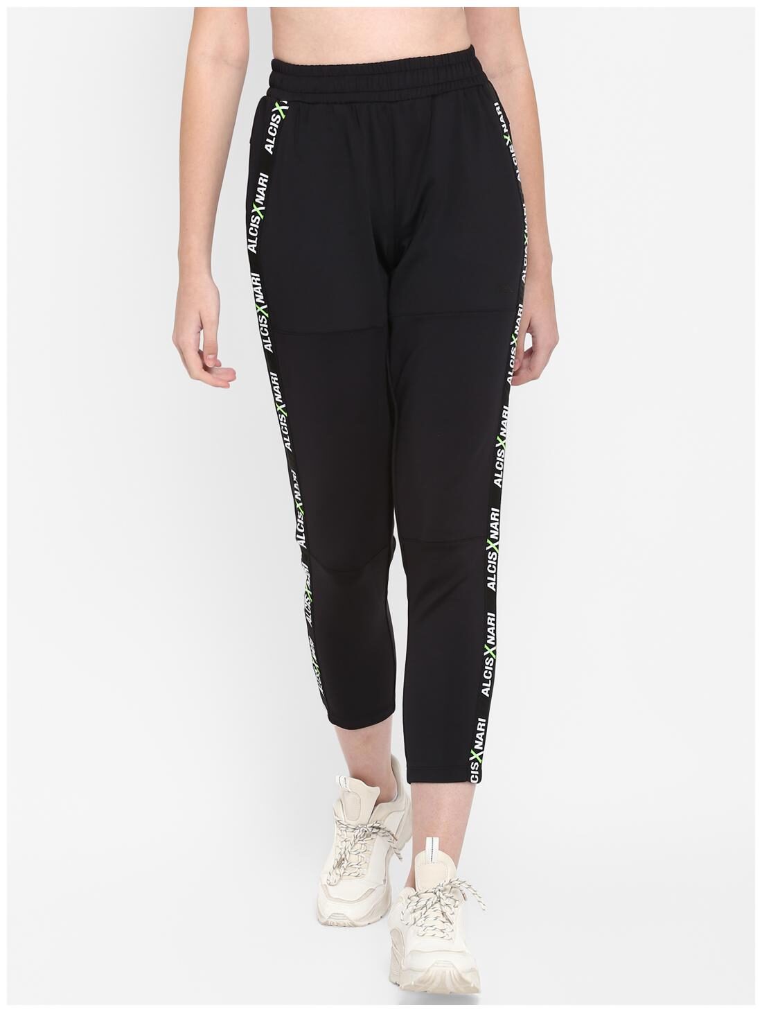 

Alcis Women Regular fit Blended Solid Track pants - Black