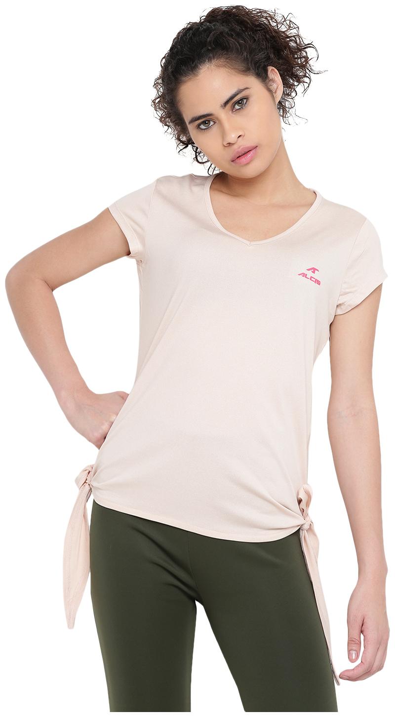 

Alcis Women Printed Sports T-Shirt - Pink
