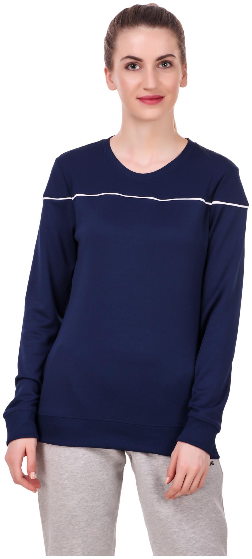 

Alcis Women Solid Sweatshirt - Blue