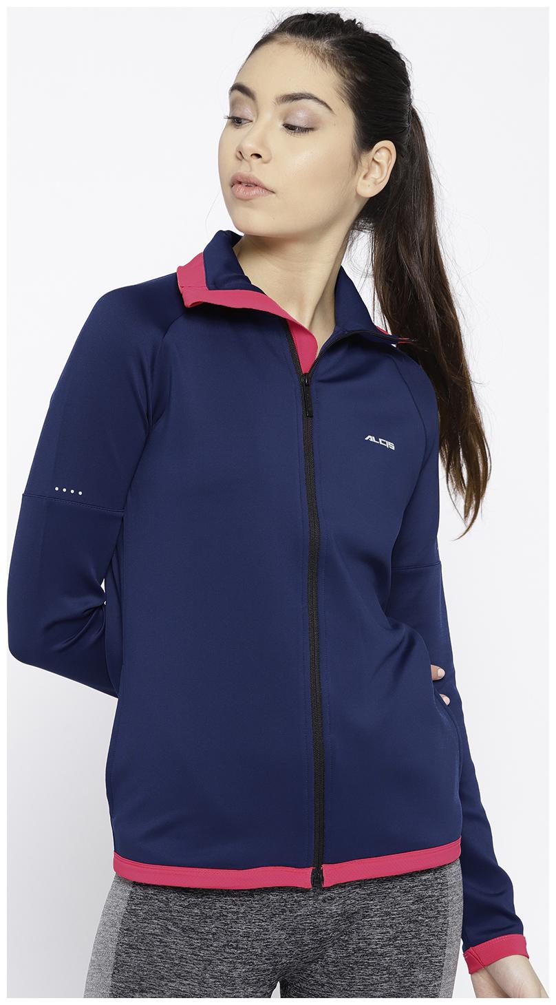 

Alcis Women Solid Sports Jacket - Blue