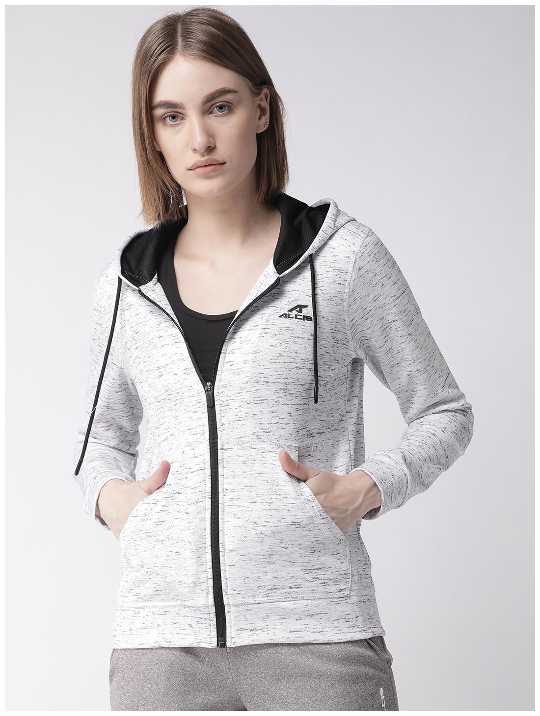 

Alcis Women Textured Sports Jacket - White
