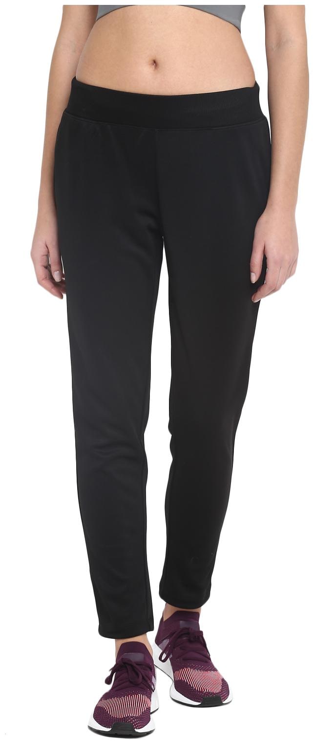 

Alcis Women Slim fit Polyester Solid Track pants - Black