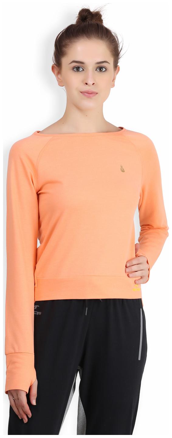 

Alcis Women Orange Hem Top