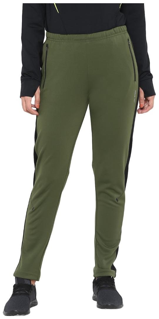 

Alcis Women Slim fit Polyester Solid Track pants - Green