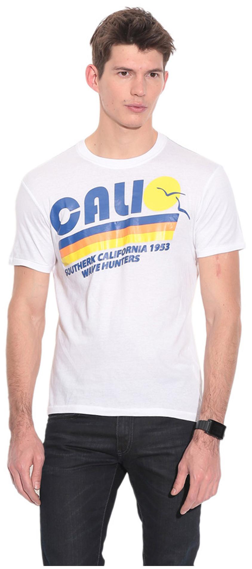 

Alcott Men White Regular fit Cotton Round neck T-Shirt