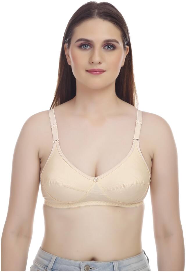 Alishan Non Padded Cotton T Shirt Bra - Beige