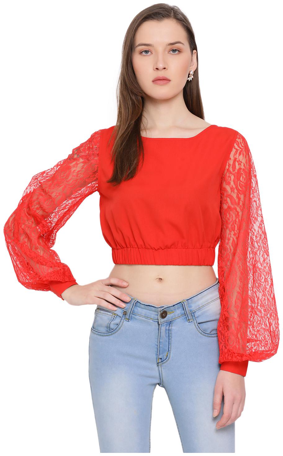 

All Ways You Women Solid Regular top - Red