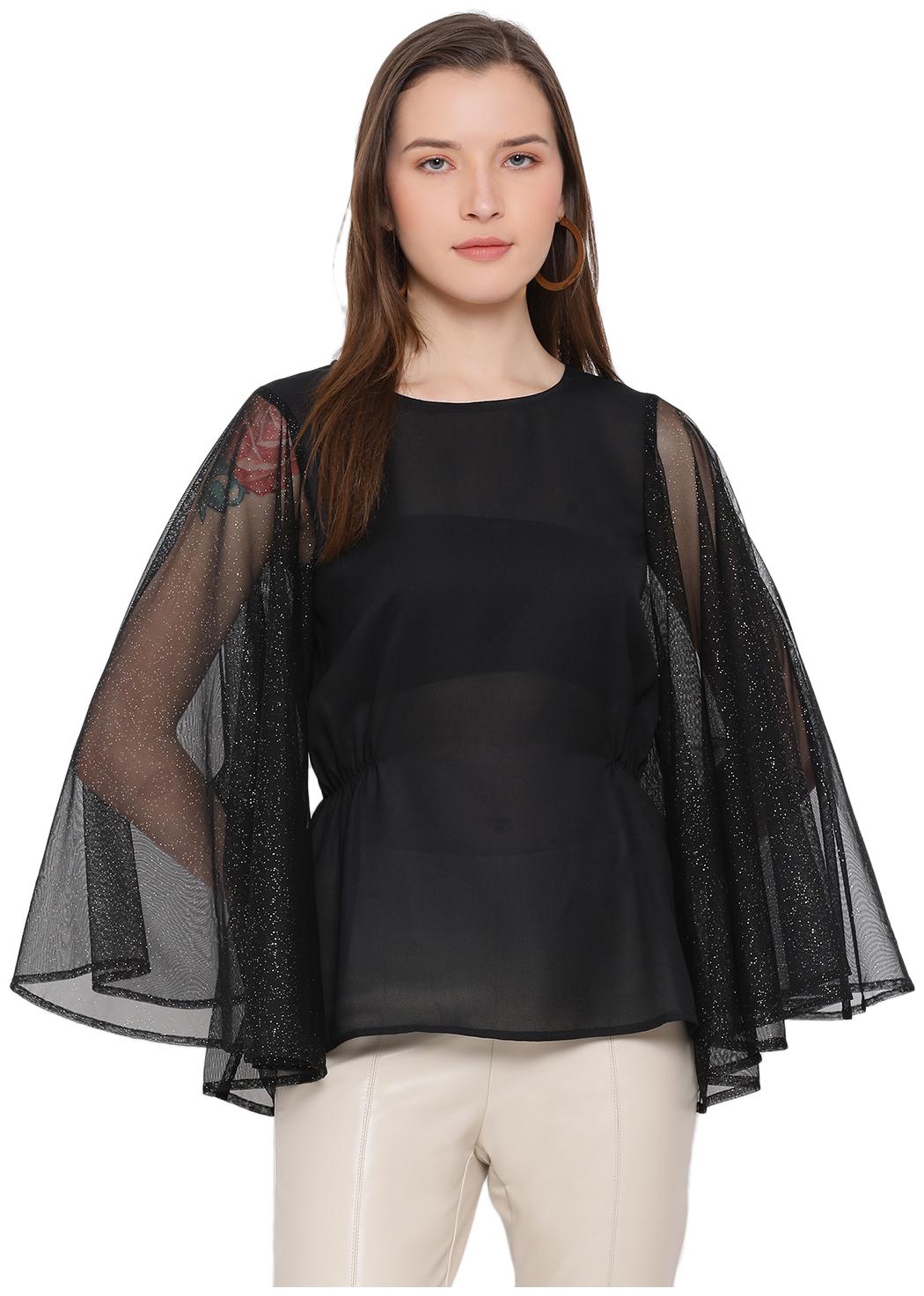 

All Ways You Women Solid Regular top - Black