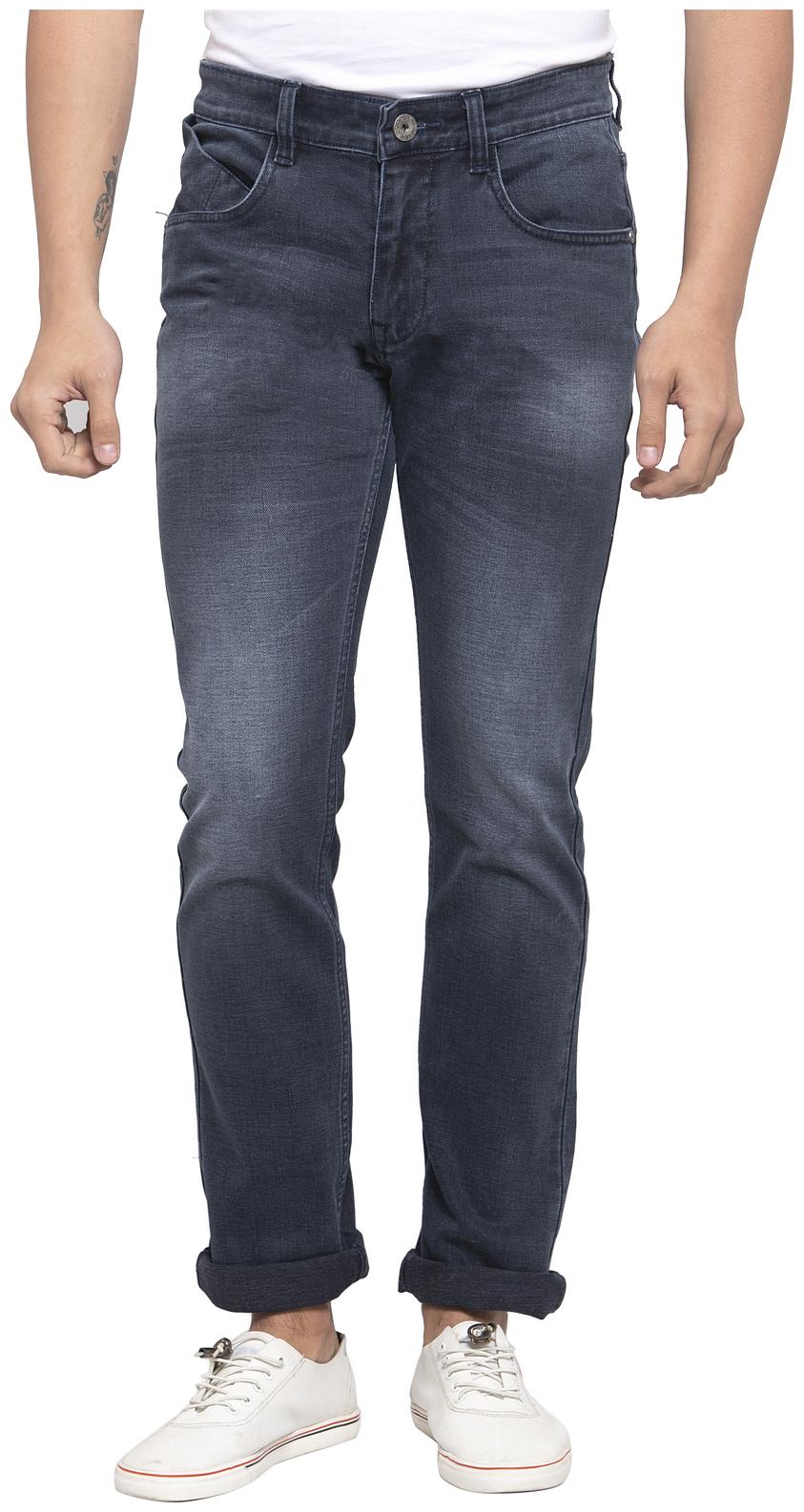 

Allen Cooper Men Navy Blue Slim Fit Jeans