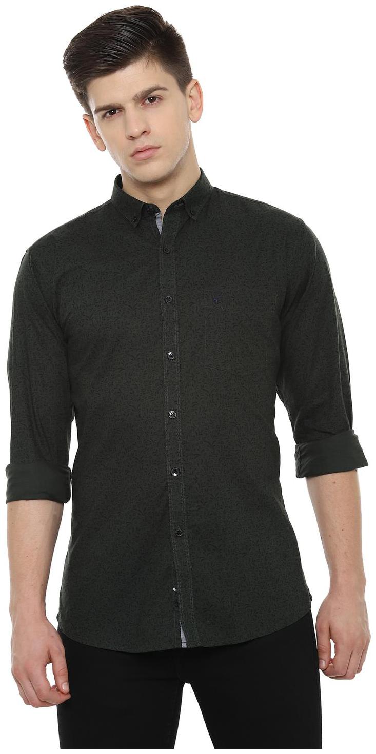 

Allen Solly Men Black Printed Regular Fit Casual Shirt